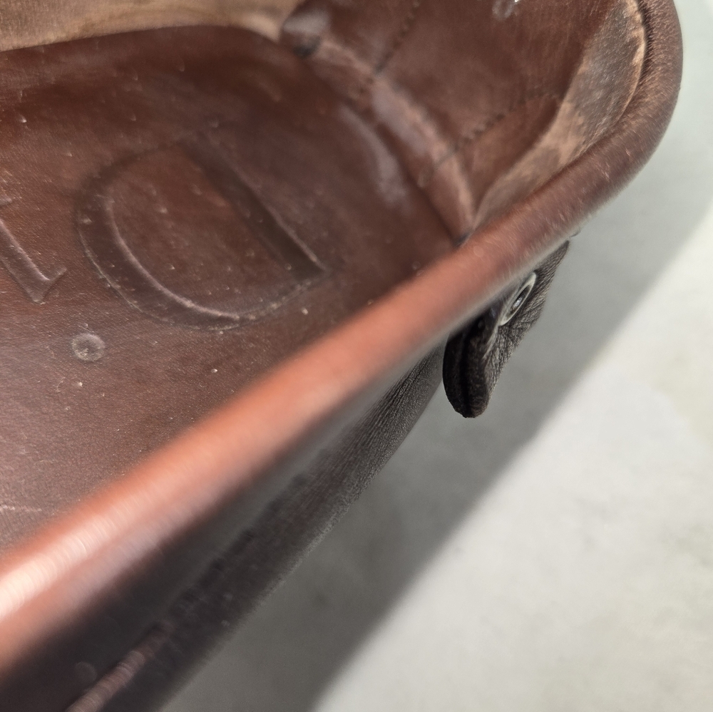 Christian Dior Women's Size 38 Brown Leather Loafers Shoes - Picture 9 of 10